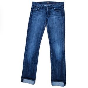 7 For All Mankind Straight Leg Jean Size 27